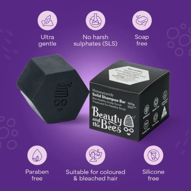 Bee Healthy Scalp Scrub – pH Balanced Shampoo Bar - Image 3