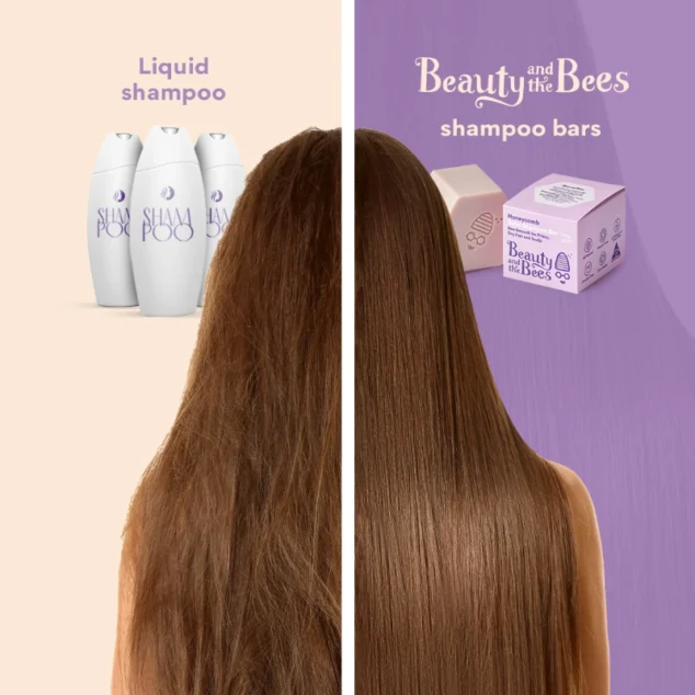 Bee Smooth for Dry / Frizzy Hair and Scalp – pH Balanced Shampoo Bar - Image 7