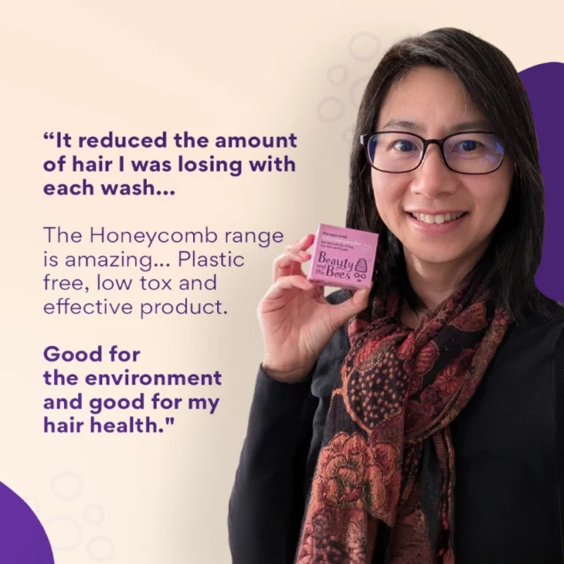 Bee Smooth for Dry / Frizzy Hair and Scalp – pH Balanced Shampoo Bar - Image 3