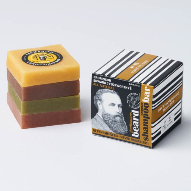 Professor Edward J Fuzzworthy’s Gentleman’s Beard Gloss Shampoo Bar